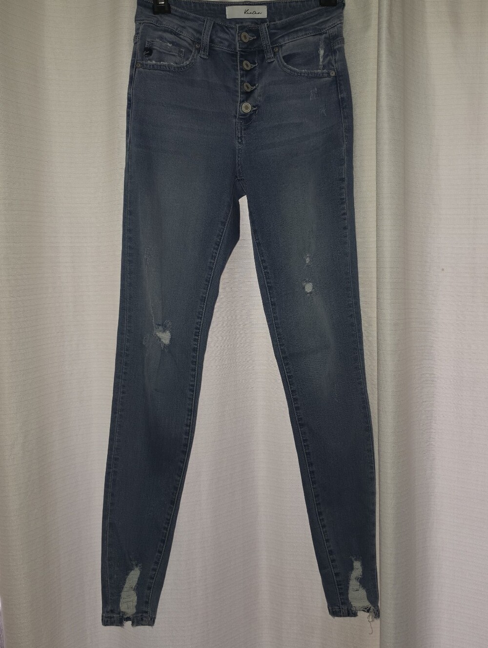 Womens Sz 3 KanCan High Rise Denim Skinny Jeans